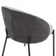 ΣΕΤ ΤΡΑΠΕΖΑΡΙΑΣ 5ΤΜΧ DETTON HM10940.01 ΚΕΡΑΜΙΚΟ TOP--ΥΦΑΣΜΑ ΓΚΡΙ & ΜΕΤΑΛ.ΠΟΔΙΑ ΜΑΥΡΑ