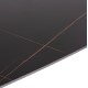 ΣΕΤ ΤΡΑΠΕΖΑΡΙΑΣ 5ΤΜΧ ODED HM10946.14 ΚΕΡΑΜΙΚΟ TOP-ΒΕΛΟΥΔΟ-ΜΕΤΑΛΛΟ-- ΜΑΥΡΟ
