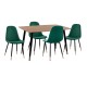 ΣΕΤ ΤΡΑΠΕΖΑΡΙΑΣ 5ΤΜΧ ALIZA HM11196.03 MDF TOP-ΒΕΛΟΥΔΟ ΚΥΠΑΡΙΣΣΙ & ΜΕΤΑΛΛΟ ΜΑΥΡΟ ΣΕΤ ΤΡΑΠΕΖΑΡΙΑΣ 5ΤΜΧ ALIZA HM11196.03 MDF TOP-ΒΕΛΟΥΔΟ ΚΥΠΑΡΙΣΣΙ & ΜΕΤΑΛΛΟ ΜΑΥΡΟ