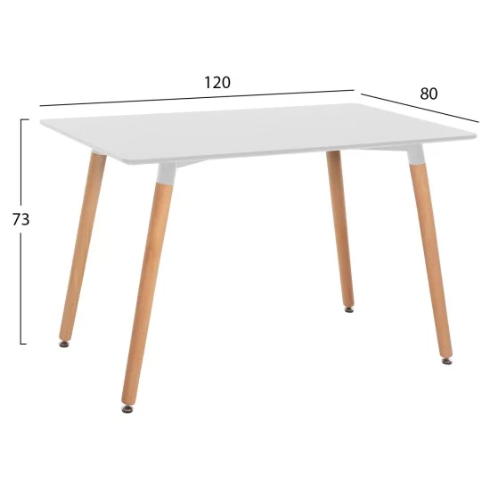 ΣΕΤ ΤΡΑΠΕΖΑΡΙΑΣ 5ΤΜΧ MINIMAL HM11767 ΛΕΥΚΟ MDF-ΜΠΕΖ ΥΦΑΣΜΑ