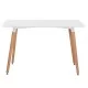 ΣΕΤ ΤΡΑΠΕΖΑΡΙΑΣ 5ΤΜΧ MINIMAL HM11767 ΛΕΥΚΟ MDF-ΜΠΕΖ ΥΦΑΣΜΑ