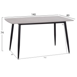 ΣΕΤ ΤΡΑΠΕΖΑΡΙΑΣ 5ΤΜΧ RAVEN HM12116.01 ΚΕΡΑΜΙΚΟ TOP ΓΚΡΙ ΜΑΡΜΑΡΟ--ΓΚΡΙ ΒΕΛΟΥΔΟ