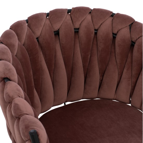 ΣΕΤ ΤΡΑΠΕΖΑΡΙΑΣ 5ΤΜΧ ALIZA HM12122.01 MDF TOP ΣΕ ΦΥΣΙΚΟ--ΣΑΠΙΟ ΜΗΛΟ ΒΕΛΟΥΔΟ