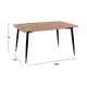 ΣΕΤ ΤΡΑΠΕΖΑΡΙΑΣ 5ΤΜΧ JOLIE HM12123.01 MDF TOP ΣΕ ΦΥΣΙΚΟ--ΚΥΠΑΡΙΣΣΙ ΒΕΛΟΥΔΟ