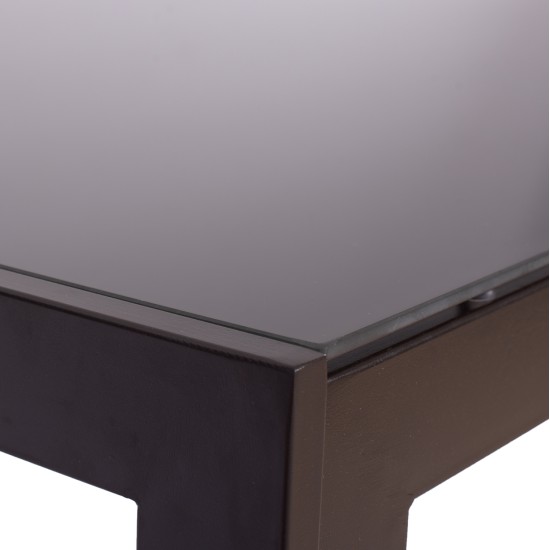 ΣΕΤ ΤΡΑΠΕΖΑΡΙΑΣ 5ΤΜΧ ENDIKA HM21011 ΚΑΡΕΚΛΕΣ ΜΕ ΜΑΞΙΛΑΡΙ & ΤΡΑΠΕΖΙ 150x90εκ ΚΑΦΕ