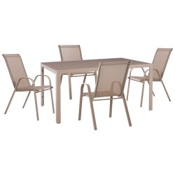 ΣΕΤ ΤΡΑΠΕΖΑΡΙΑΣ 5ΤΜΧ OFER HM21015 ΤΡΑΠΕΖΙ & 4 ΚΑΡΕΚΛΕΣ ΜΕΤΑΛΛΟ ΣΕ ΚΑΠΟΥΤΣΙΝΟ ΣΕΤ ΤΡΑΠΕΖΑΡΙΑΣ 5ΤΜΧ OFER HM21015 ΤΡΑΠΕΖΙ & 4 ΚΑΡΕΚΛΕΣ ΜΕΤΑΛΛΟ ΣΕ ΚΑΠΟΥΤΣΙΝΟ