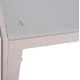 ΣΕΤ ΤΡΑΠΕΖΑΡΙΑΣ 5ΤΜΧ OFER HM21020 ΚΑΡΕΚΛΕΣ ΑΛΟΥΜ. & ΜΕΤΑΛ.ΤΡΑΠΕΖΙ 150x90εκ--ΛΕΥΚΟ