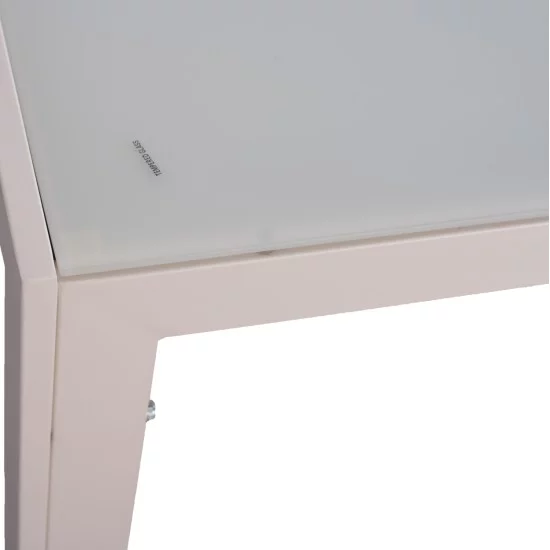 ΣΕΤ ΤΡΑΠΕΖΑΡΙΑΣ 5ΤΜΧ GRET HM21022 ΤΡΑΠΕΖΙ ΜΕΤΑΛ.ΛΕΥΚΟ--ΚΑΡΕΚΛΕΣ ΑΛΟΥΜΙΝΙΟΥ