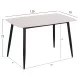 ΣΕΤ ΤΡΑΠΕΖΑΡΙΑΣ 5ΤΜΧ RAVEN HM21067.01 ΚΕΡΑΜΙΚΟ TOP ΛΕΥΚΟ ΜΑΡΜΑΡΟ--ΜΕΤΑΛΛΟ