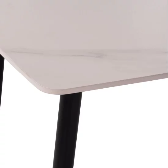 ΣΕΤ ΤΡΑΠΕΖΑΡΙΑΣ 5ΤΜΧ RAVEN HM21068.01 ΚΕΡΑΜΙΚΟ TOP ΛΕΥΚΟ ΜΑΡΜΑΡΟ--ΜΠΕΖ ΥΦΑΣΜΑ