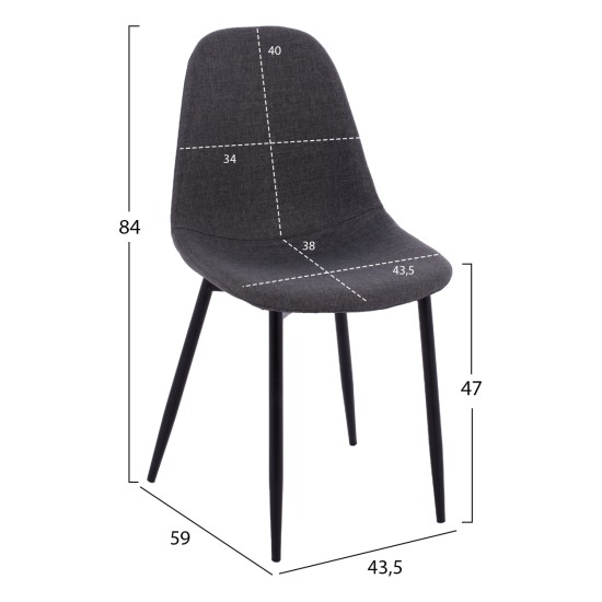 ΣΕΤ ΤΡΑΠΕΖΑΡΙΑΣ 5ΤΜΧ RAVEN HM21068.02 ΚΕΡΑΜΙΚΟ TOP ΜΑΥΡΟ ΜΑΡΜΑΡΟ--ΓΚΡΙ ΥΦΑΣΜΑ