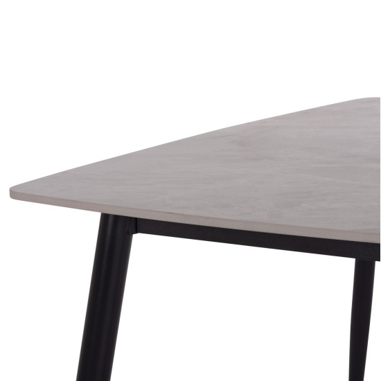 ΣΕΤ ΤΡΑΠΕΖΑΡΙΑΣ 5ΤΜΧ RAVEN HM21068.03 ΚΕΡΑΜΙΚΟ TOP ΓΚΡΙ ΜΑΡΜΑΡΟ--ΓΚΡΙ ΥΦΑΣΜΑ