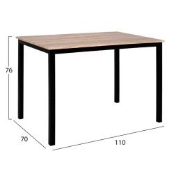 ΣΕΤ ΤΡΑΠΕΖΑΡΙΑΣ 5ΤΜΧ PANYA HM21114 ΤΡΑΠΕΖΙ & 4 ΚΑΡΕΚΛΕΣ ΥΦΑΣΜΑ ΜΠΕΖ