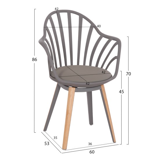 ΣΕΤ ΤΡΑΠΕΖΑΡΙΑΣ 5ΤΜΧ ANAIS HM21176 MDF TOP ΣΕ ΓΚΡΙ--P.P. & PU ΣΕ ΓΚΡΙ ΣΕΤ ΤΡΑΠΕΖΑΡΙΑΣ 5ΤΜΧ ANAIS HM21176 MDF TOP ΣΕ ΓΚΡΙ--P.P. & PU ΣΕ ΓΚΡΙ