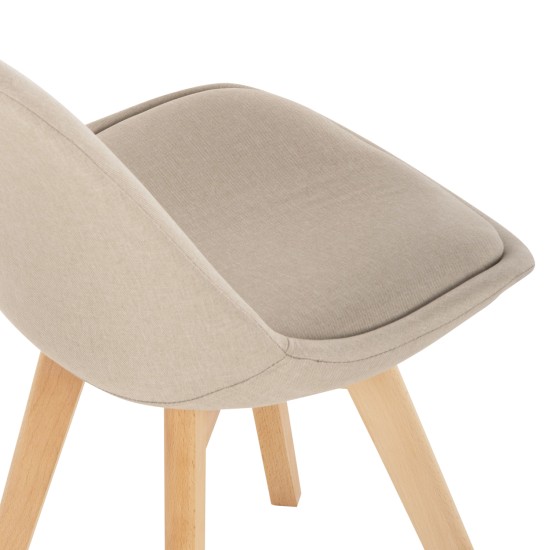 ΣΕΤ ΤΡΑΠΕΖΑΡΙΑΣ 5ΤΜΧ VEGAS HM21180 MDF TOP ΣΕ ΦΥΣΙΚΟ--ΥΦΑΣΜΑ ΜΠΕΖ