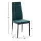 ΣΕΤ ΤΡΑΠΕΖΑΡΙΑΣ 5ΤΜΧ LADY HM21199.03 ΓΥΑΛΙ--ΜΕΤΑΛΛΟ ΣΕ ΜΑΥΡΟ & ΒΕΛΟΥΔΟ ΚΥΠΑΡΙΣΣΙ