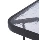 ΣΕΤ ΤΡΑΠΕΖΑΡΙΑΣ 5ΤΜΧ ADAM HM21219 ΚΑΡΕΚΛΕΣ ΜΕΤΑΛΛΙΚΕΣ & ΤΡΑΠΕΖΙ 110x60 ΓΚΡΙ