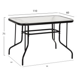 ΣΕΤ ΤΡΑΠΕΖΑΡΙΑΣ 5ΤΜΧ ADAM HM21220 ΚΑΡΕΚΛΕΣ ΜΕΤΑΛΛΙΚΕΣ & ΤΡΑΠΕΖΙ 110x60 ΜΑΥΡΟ ΣΕΤ ΤΡΑΠΕΖΑΡΙΑΣ 5ΤΜΧ ADAM HM21220 ΚΑΡΕΚΛΕΣ ΜΕΤΑΛΛΙΚΕΣ & ΤΡΑΠΕΖΙ 110x60 ΜΑΥΡΟ