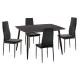 ΣΕΤ ΤΡΑΠΕΖΑΡΙΑΣ 5ΤΜΧ RAVEN HM21224.02 ΚΕΡΑΜΙΚΟ TOP ΜΑΥΡΟ ΜΑΡΜΑΡΟ--ΒΕΛΟΥΔΟ ΜΑΥΡΟ