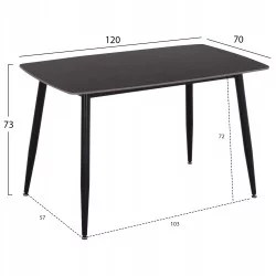 ΣΕΤ ΤΡΑΠΕΖΑΡΙΑΣ 5ΤΜΧ RAVEN HM21264.02 ΚΕΡΑΜΙΚΟ TOP ΜΑΥΡΟ ΜΑΡΜΑΡΟ--ΒΕΛΟΥΔΟ ΣΑΠΙΟ ΜΗΛΟ