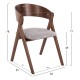 ΣΕΤ ΤΡΑΠΕΖΑΡΙΑΣ 5ΤΜΧ NEKKER HM21340.01 ΤΡΑΠΕΖΙ ΑΠΟ MDF--ΚΑΡΕΚΛΕΣ ΑΠΟ RUBBERWOOD