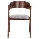 ΣΕΤ ΤΡΑΠΕΖΑΡΙΑΣ 5ΤΜΧ NEKKER HM21340.01 ΤΡΑΠΕΖΙ ΑΠΟ MDF--ΚΑΡΕΚΛΕΣ ΑΠΟ RUBBERWOOD