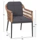 ΣΕΤ ΤΡΑΠΕΖΑΡΙΑΣ 7ΤΜΧ STAD HM10863.01 ΓΚΡΙ ΑΛΟΥΜΙΝΙΟ-SINTERED STONE TOP-OLEFIN