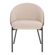 ΣΕΤ ΤΡΑΠΕΖΑΡΙΑΣ 7ΤΜΧ ASTORIA HM10933.02 MDF TOP--ΥΦΑΣΜΑ ΜΠΕΖ/ΚΑΦΕ & ΜΕΤΑΛΛΟ ΜΑΥΡΟ