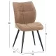 ΣΕΤ ΤΡΑΠΕΖΑΡΙΑΣ 7ΤΜΧ MARBLEX HM11394.03 ΚΕΡΑΜΙΚΟ TOP PANDORA--ΚΑΡΕΚΛΕΣ ΥΦΑΣΜΑ TAUPE