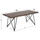 ΣΕΤ ΤΡΑΠΕΖΑΡΙΑΣ 7ΤΜΧ VIGOR HM21355 ΤΡΑΠΕΖΙ 180x90εκ ΜΕ 6 ΚΑΡΕΚΛΕΣ