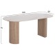 ΣΕΤ ΤΡΑΠΕΖΑΡΙΑΣ 7ΤΜΧ MELLOW HM21360 ΚΕΡΑΜΙΚΟ TOP/MDF ΠΟΔΙΑ--PU ΓΚΡΙ/ΜΕΤΑΛ.ΠΟΔΙΑ