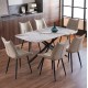 ΣΕΤ ΤΡΑΠΕΖΑΡΙΑΣ 7ΤΜΧ ISKA HM21363 ΚΕΡΑΜΙΚΟ TOP/ΜΕΤΑΛ. ΠΟΔΙΑ--PU ΜΠΕΖ/ΜΕΤΑΛ.ΠΟΔΙΑ