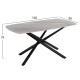 ΣΕΤ ΤΡΑΠΕΖΑΡΙΑΣ 7ΤΜΧ ISKA HM21363 ΚΕΡΑΜΙΚΟ TOP/ΜΕΤΑΛ. ΠΟΔΙΑ--PU ΜΠΕΖ/ΜΕΤΑΛ.ΠΟΔΙΑ