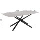 ΣΕΤ ΤΡΑΠΕΖΑΡΙΑΣ 7ΤΜΧ HANAE HM21365 ΚΕΡΑΜΙΚΟ TOP/ΜΕΤΑΛ. ΠΟΔΙΑ--PU ΜΟΚΑ/ΜΕΤΑΛ.ΠΟΔΙΑ