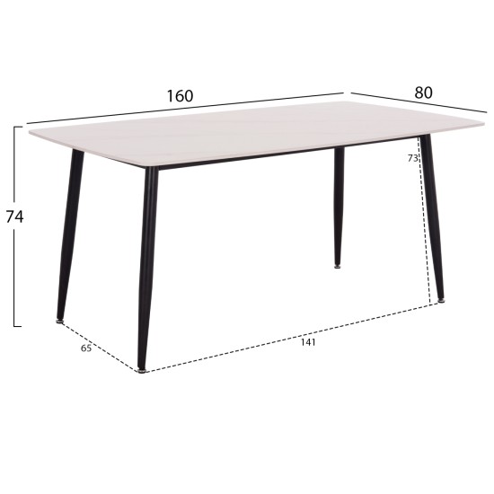 ΣΕΤ ΤΡΑΠΕΖΑΡΙΑΣ 7ΤΜΧ RAVEN HM21070.01 ΚΕΡΑΜΙΚΟ TOP--4 ΚΑΡΕΚΛΕΣ & 2 ΠΟΛΥΘΡΟΝΕΣ ΕΚΡΟΥ