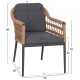 ΣΕΤ ΤΡΑΠΕΖΑΡΙΑΣ 9ΤΜΧ STAD HM10865.01 ΓΚΡΙ ΑΛΟΥΜΙΝΙΟ-SINTERED STONE TOP-OLEFIN