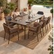 ΣΕΤ ΤΡΑΠΕΖΑΡΙΑΣ 9ΤΜΧ STAD HM10865.01 ΓΚΡΙ ΑΛΟΥΜΙΝΙΟ-SINTERED STONE TOP-OLEFIN