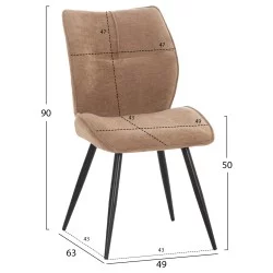 ΣΕΤ ΤΡΑΠΕΖΑΡΙΑΣ 9ΤΜΧ MARBLEX HM11394.03 ΚΕΡΑΜΙΚΟ TOP PANDORA--ΚΑΡΕΚΛΕΣ ΥΦΑΣΜΑ TAUPE