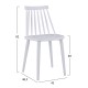 ΣΕΤ ΤΡΑΠΕΖΑΡΙΑΣ ΕΣ.ΧΩΡΟΥ 5ΤΜΧ PALOMA HM11389 ΛΕΥΚΟ-SONAMA MDF TOP
