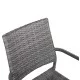 ΣΕΤ ΤΡΑΠΕΖΑΡΙΑΣ ΕΞ.ΧΩΡΟΥ 5ΤΜΧ MORNER HM21008 ΜΕΤΑΛΛΟ & WICKER ΣΕ ΓΚΡΙ