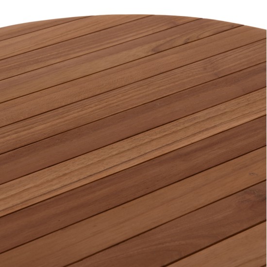 ΣΕΤ ΤΡΑΠΕΖΑΡΙΑΣ DANTE HM21289 ΤΡΑΠΕΖΙ ΣΤΡΟΓΓΥΛΟ & 2 ΚΑΡΕΚΛΕΣ--ΤΕΑΚ