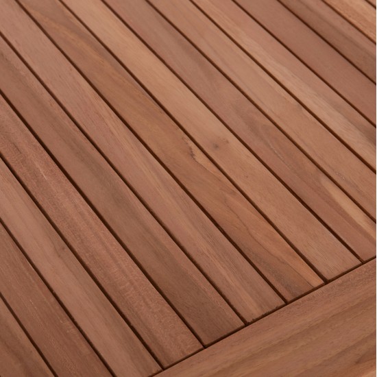 ΣΕΤ ΤΡΑΠΕΖΙ ΜΕ 4 ΣΚΑΜΠΟ ΜΠΑΡ NIKOL HM10916 ΞΥΛΟ TEAK ΣΕ ΦΥΣΙΚΟ ΧΡΩΜΑ