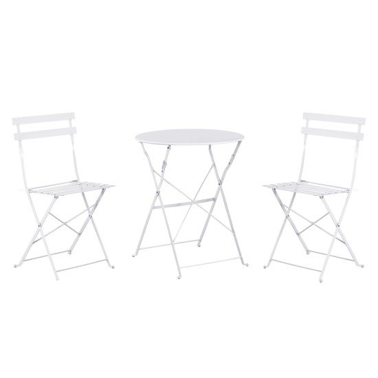 ΣΕΤ ΖΑΠΠΕΙΟΥ 3TMX SOPHIE HM21118.01 ΜΕΤΑΛΛΙΚΟ ΣΕ ΛΕΥΚΟ ΧΡΩΜΑ