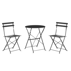 ΣΕΤ ΖΑΠΠΕΙΟΥ 3TMX SOPHIE HM21118.02 ΜΕΤΑΛΛΙΚΟ ΣΕ ΜΑΥΡΟ ΧΡΩΜΑ