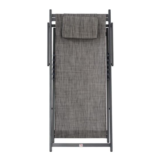 ΣΕΖΛΟΝΓΚ ΕΠΑΓΓΕΛΜΑΤΙΚΗ KEA HM5076.10 ΑΛΟΥΜΙΝΙΟ & TEXTILENE ΓΚΡΙ 59,5x102,5x94Υεκ