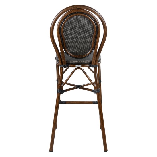 ΣΚΑΜΠΟ ΑΛΟΥΜΙΝΙΟΥ AZARIA HM5059 BAMBOO LOOK ΚΑΦΕ ΜΕ TEXTLINE 44x52x115Υεκ