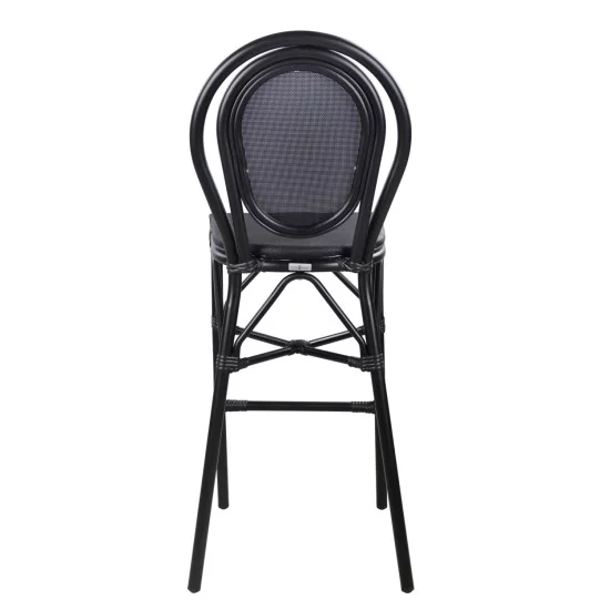 ΣΚΑΜΠΟ ΑΛΟΥΜΙΝΙΟΥ AZARIA HM5060 BAMBOO LOOK ΜΑΥΡΟ ΜΕ TEXTLINE 44x52x115Υεκ.