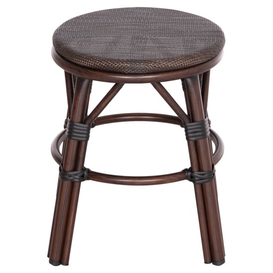 ΣΚΑΜΠΟ ΑΛΟΥΜΙΝΙΟΥ CHINO HM6285.01 BAMBOO LOOK ΚΑΦΕ-TEXTILENE ΚΑΦΕ Φ36x46Υεκ.