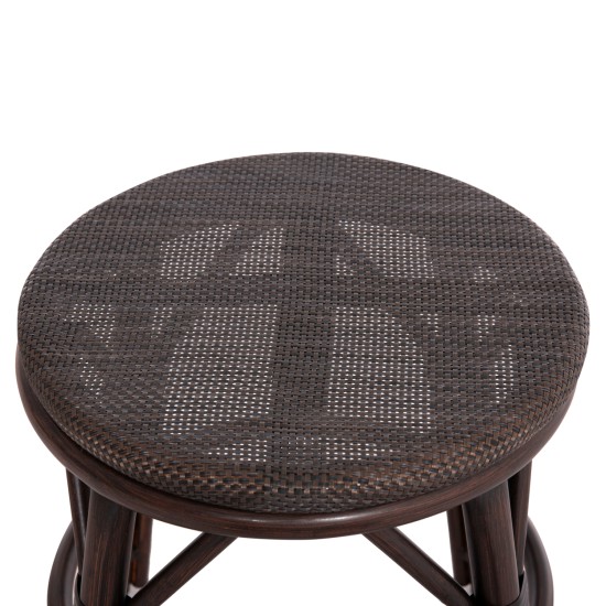 ΣΚΑΜΠΟ ΑΛΟΥΜΙΝΙΟΥ CHINO HM6285.01 BAMBOO LOOK ΚΑΦΕ-TEXTILENE ΚΑΦΕ Φ36x46Υεκ.