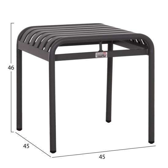 ΣΚΑΜΠΟ ΑΛΟΥΜΙΝΙΟΥ RACHEL HM6340.01 ΓΚΡΙ 45x45x46Υεκ. ΣΚΑΜΠΟ ΑΛΟΥΜΙΝΙΟΥ RACHEL HM6340.01 ΓΚΡΙ 45x45x46Υεκ.